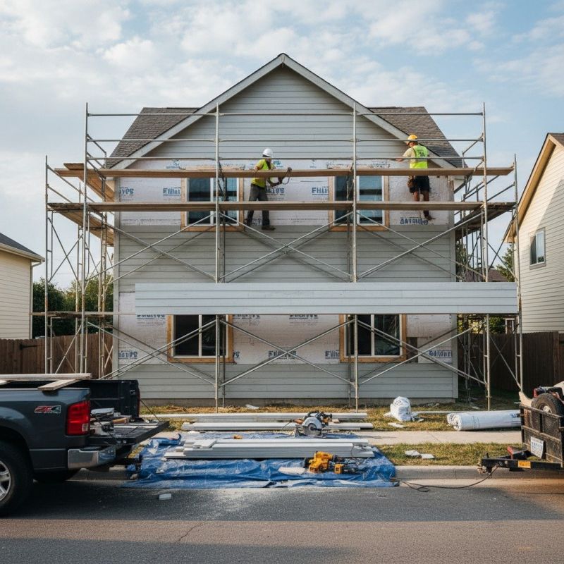House Siding Installation detail